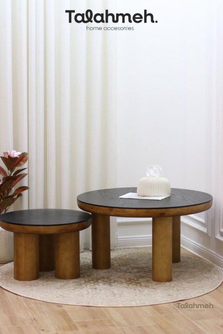 طاوله فل خشب زان